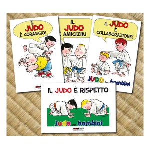 Set of postcards Judo